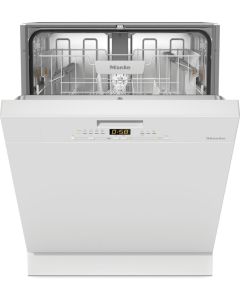 MIELE* G 5611 i Active - Lavastoviglie da incasso con frontalino a vista bianco.