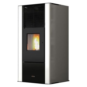 Termostufa a pellet COLA ENERGYCA 30S Colore Bianco