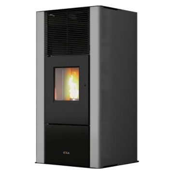 Termostufa a pellet COLA ENERGYCA 30S Colore Grigio