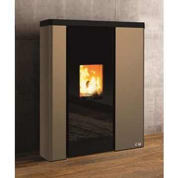 Stufa a pellet COLA Blues Bronzo