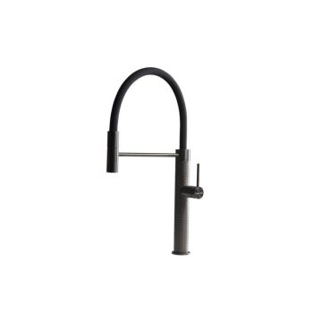Foster Miscelatore 8424 856 con canna girevole e snodabile, Gun Metal
