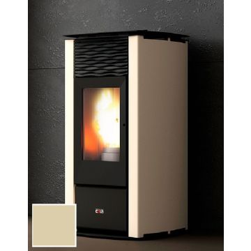 Termostufa a pellet COLA TERMO FOCUS PLUS Colore Avorio
