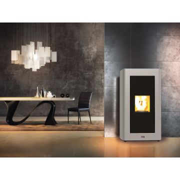 Termostufa a pellet COLA ROCK V Bronzo